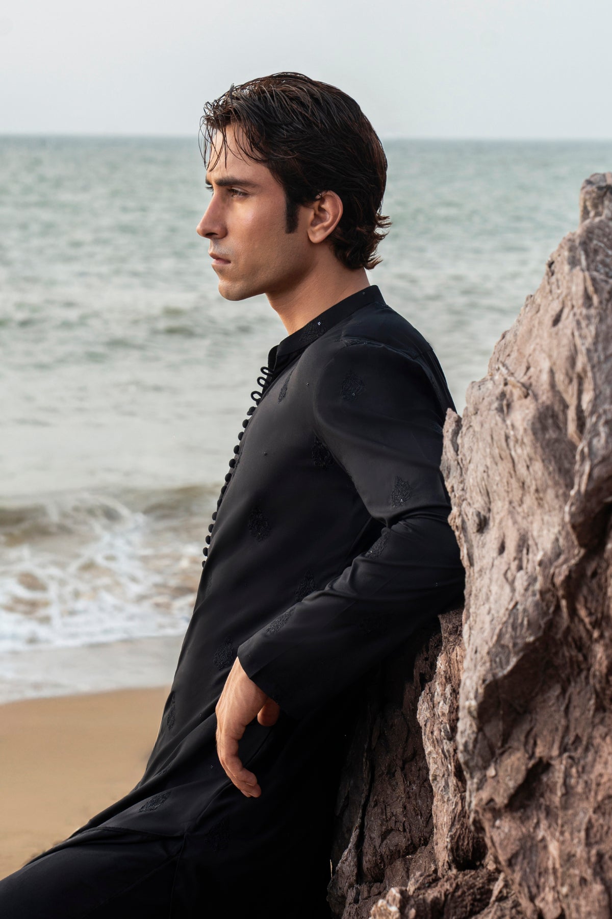 Embroidered Kurta Trouser