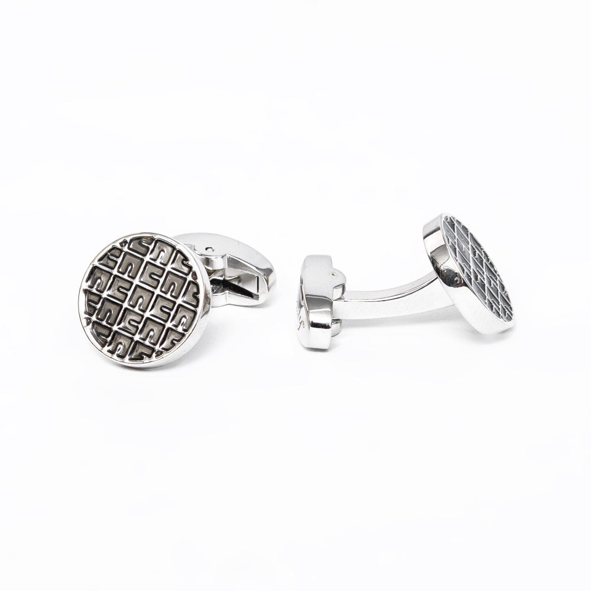 Obsidian Grid Cufflinks