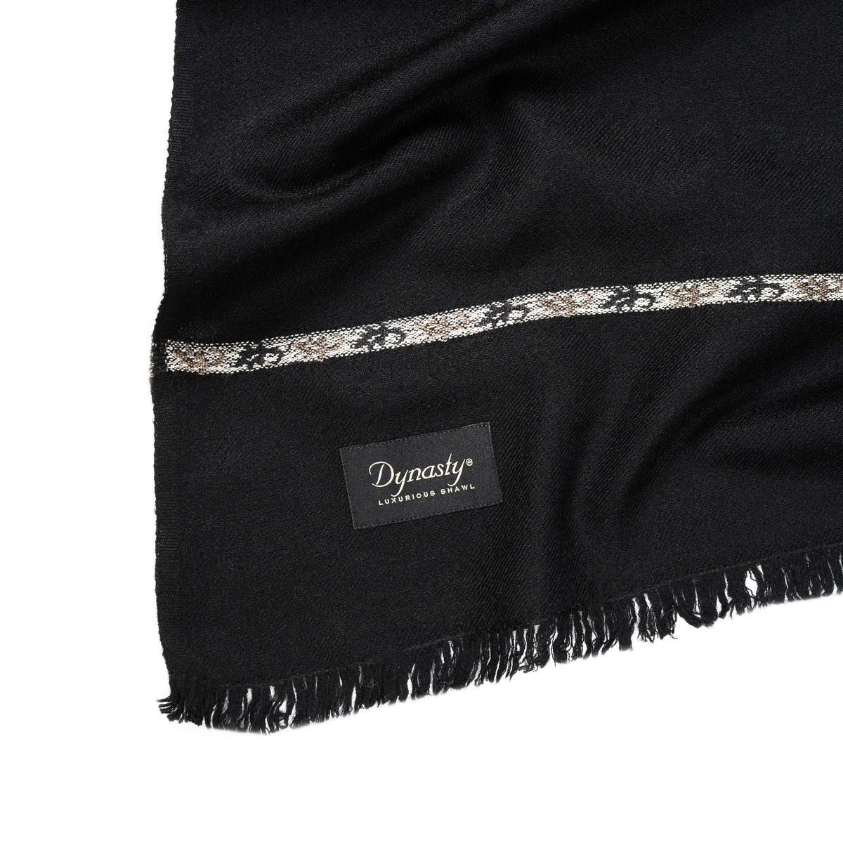 Premium Wool Shawl l Black