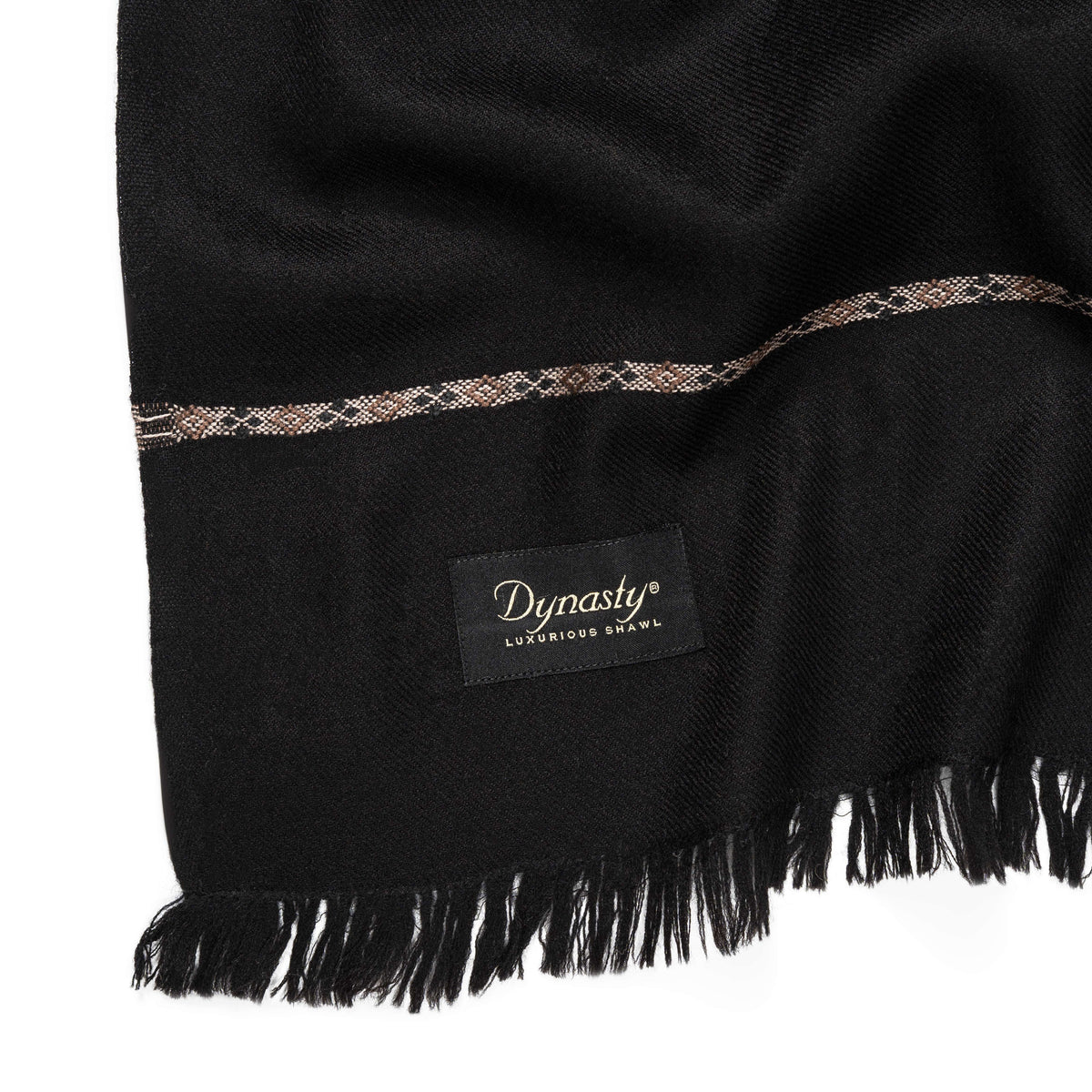 Classic Wool Shawl l Black