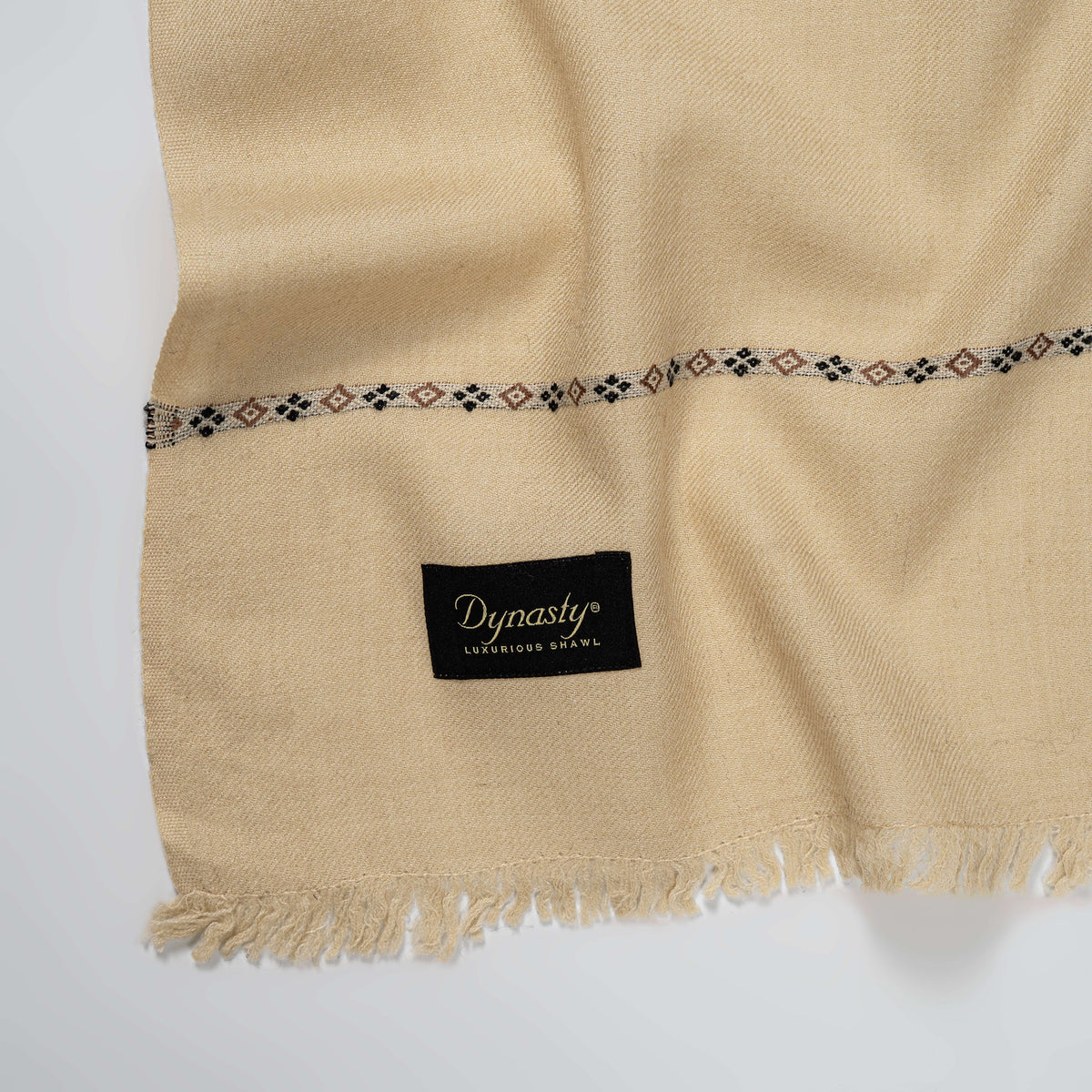 Classic Wool Shawl l Golden