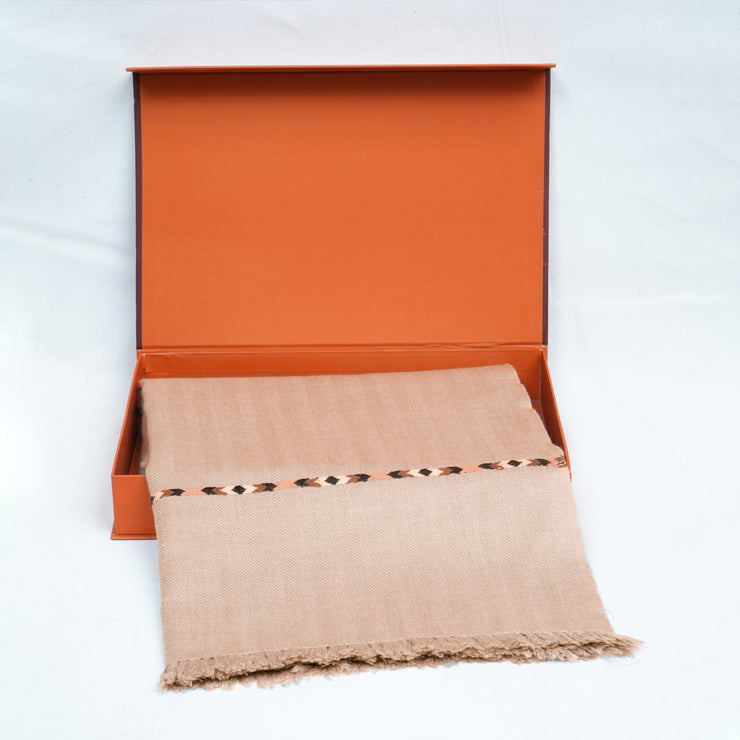 Lux Shawl D1 | Camel
