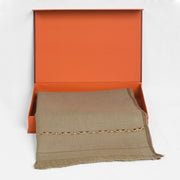 Lux Shawl S1 | Mid Brown