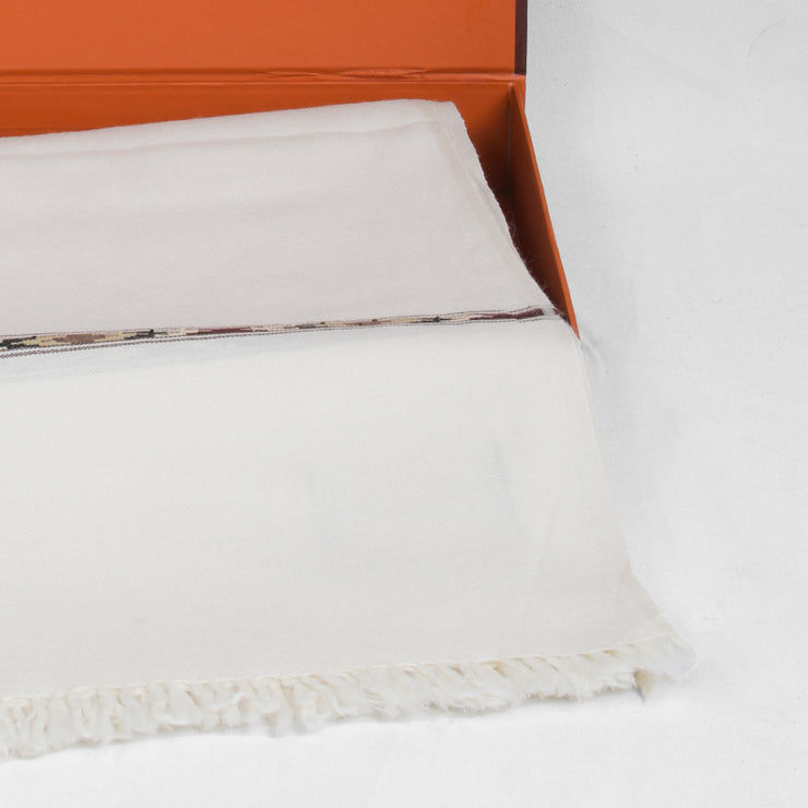 Hand Made Shawl | Off White