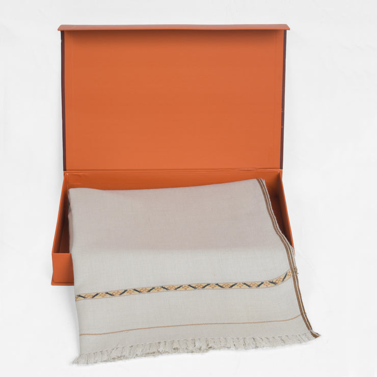 Lux Shawl S1 | Light grey