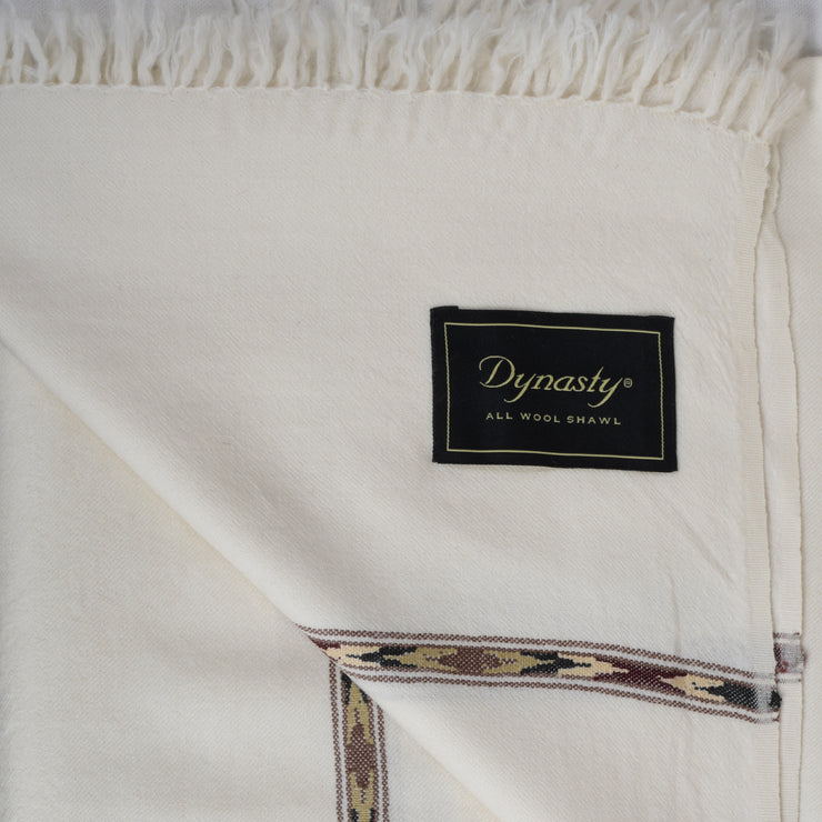 Hand Made Shawl | Off White