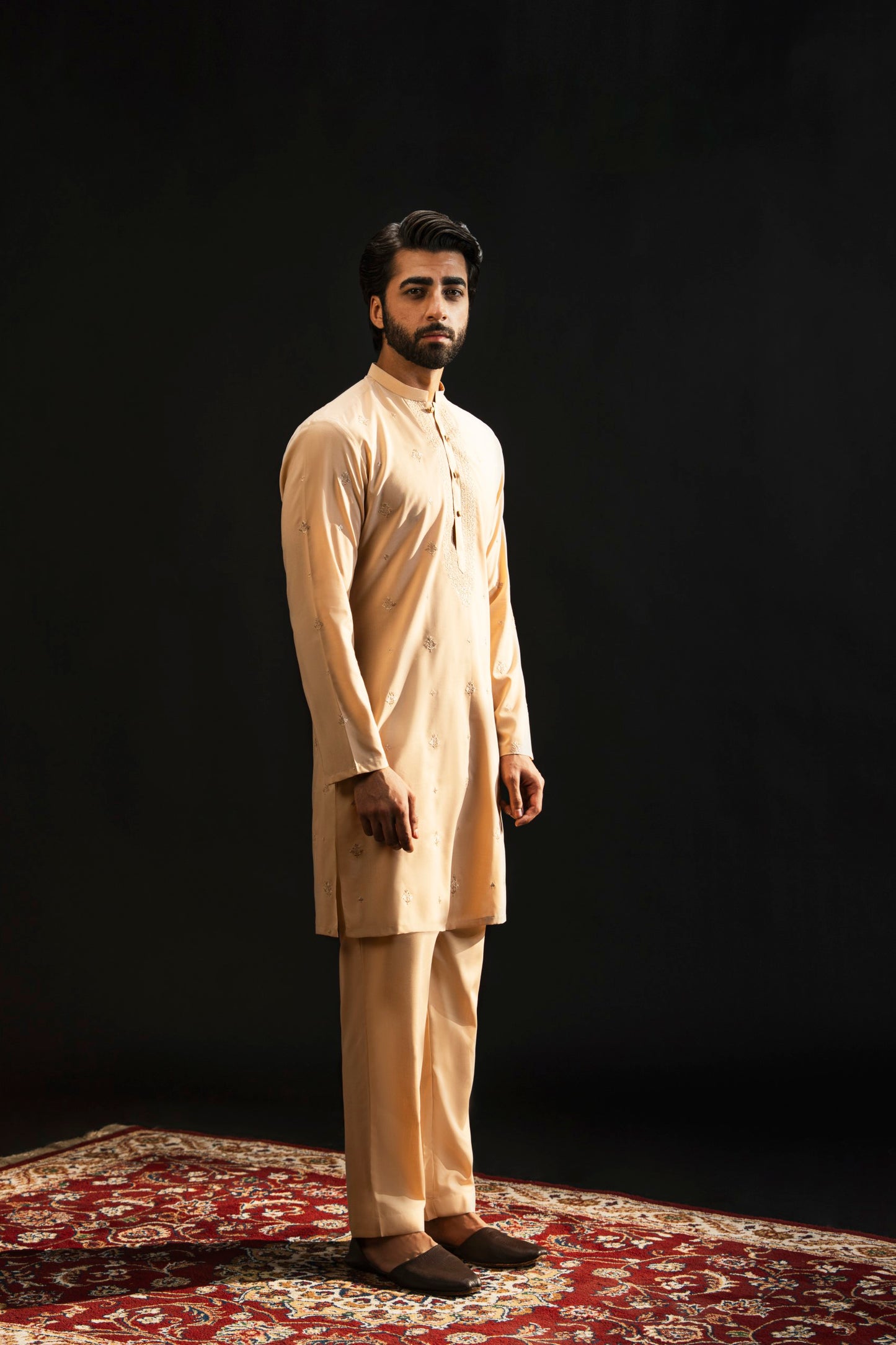 Embroidered Kurta Trouser