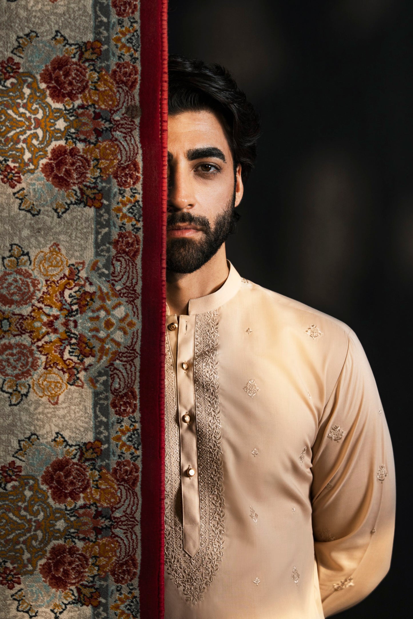 Embroidered Kurta Trouser