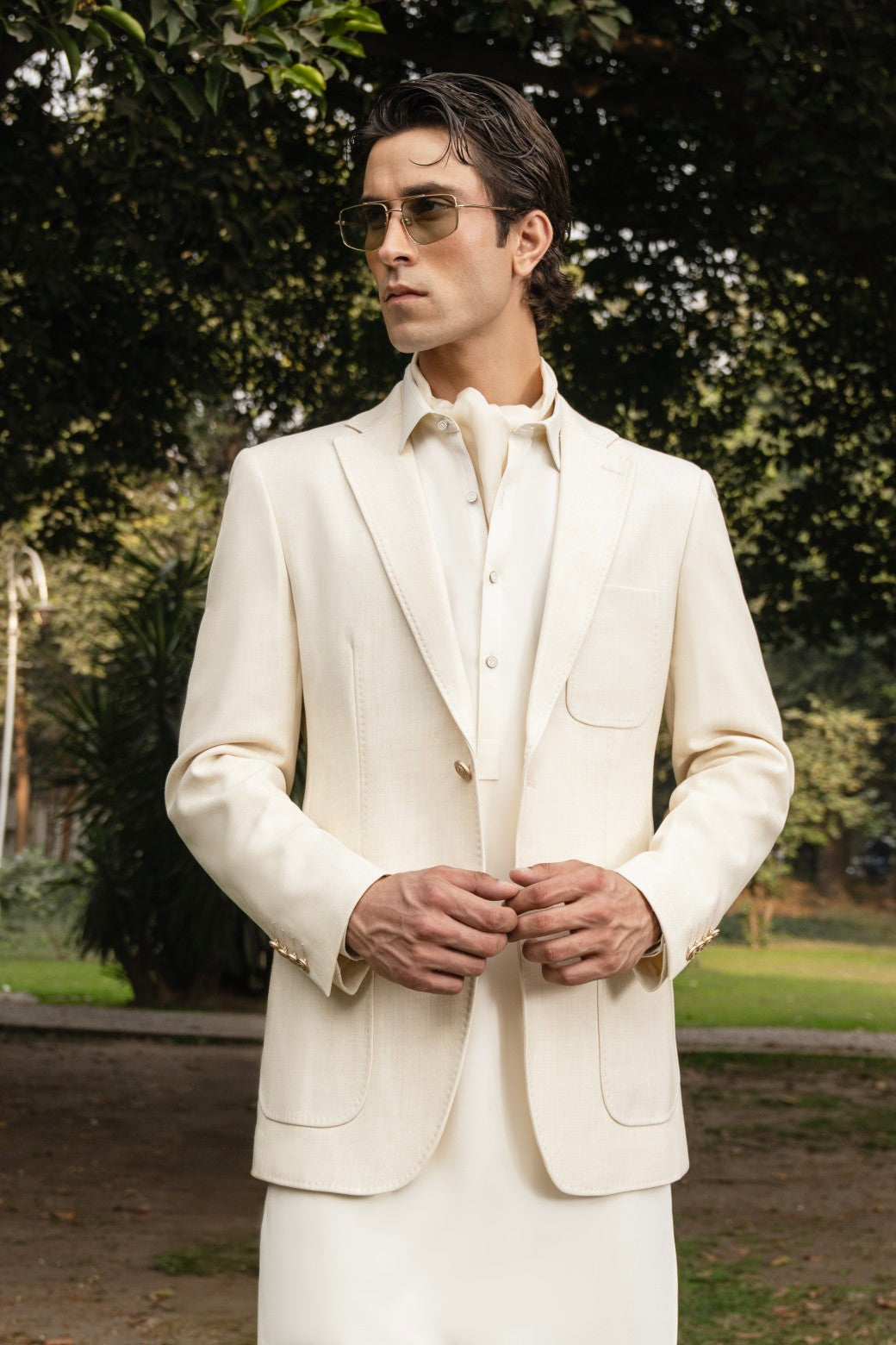 Blended Blazer l Cream