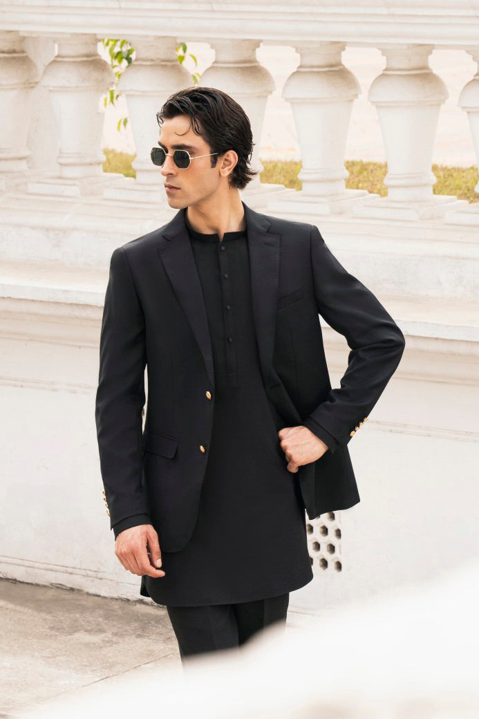 Wool Blazer l Black