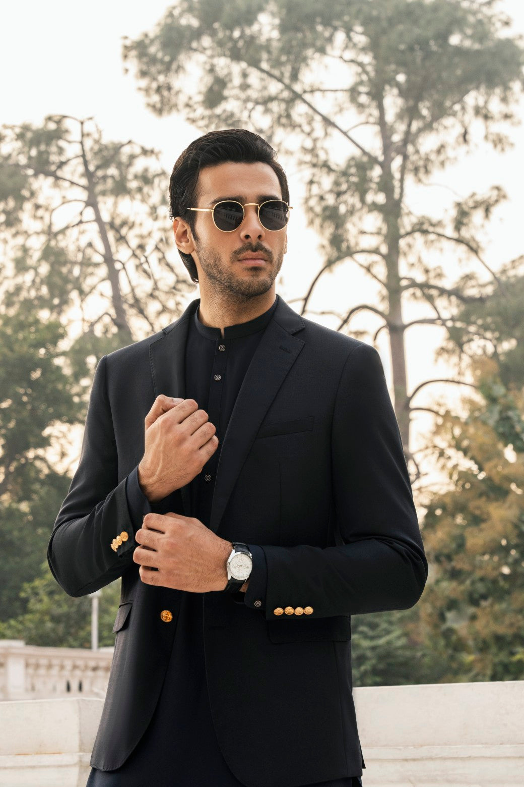 Wool Blazer l Navy