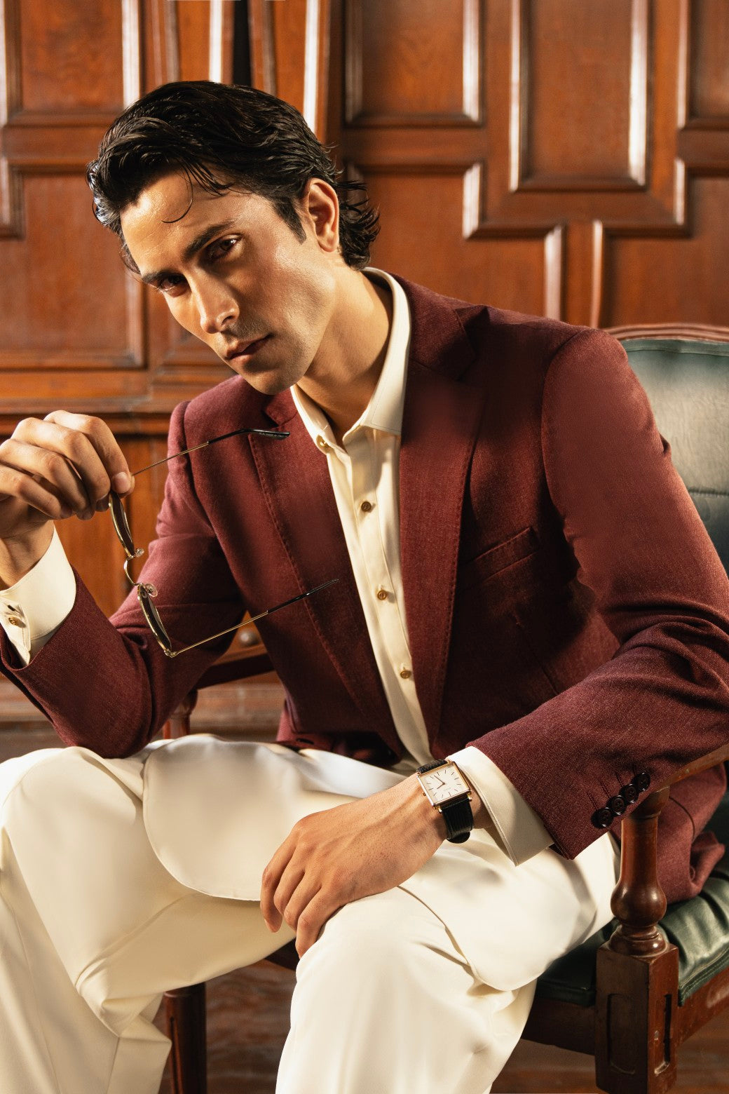 Blended Blazer l Maroon