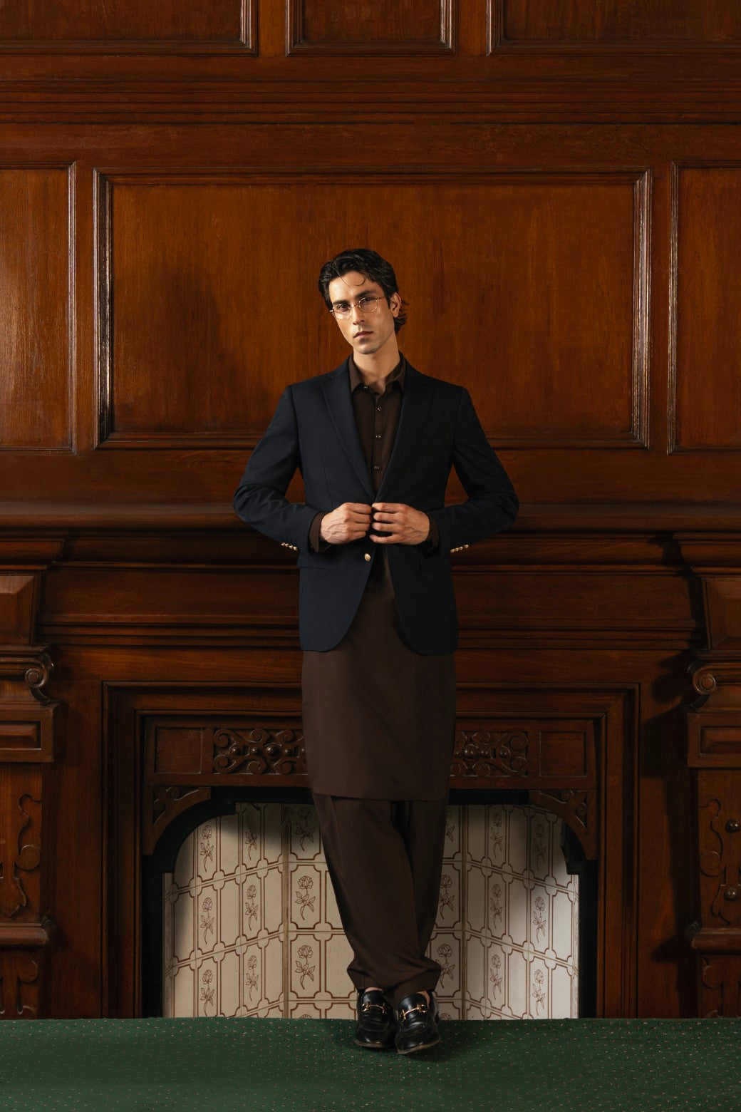 Blended Blazer l Navy