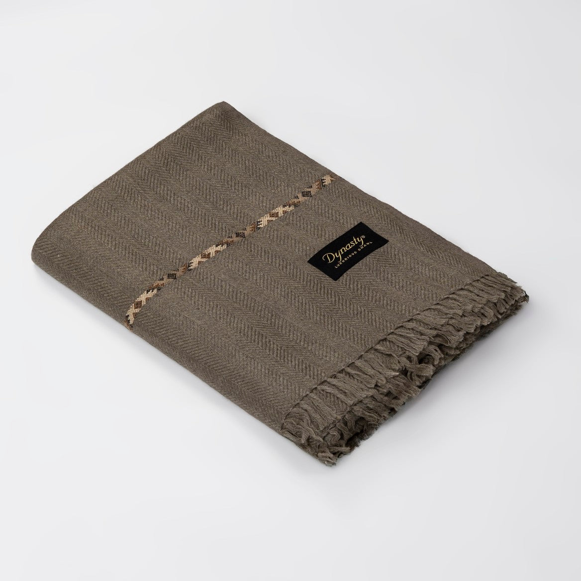 Designer Wool Shawl l Grey