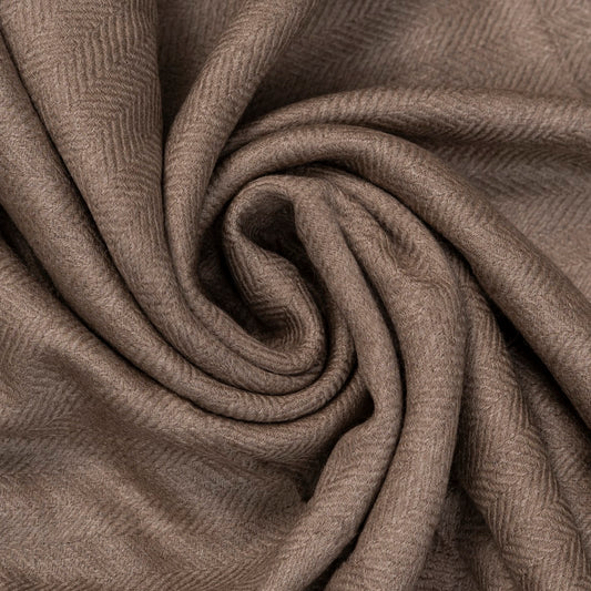 Designer Wool Shawl l Brown