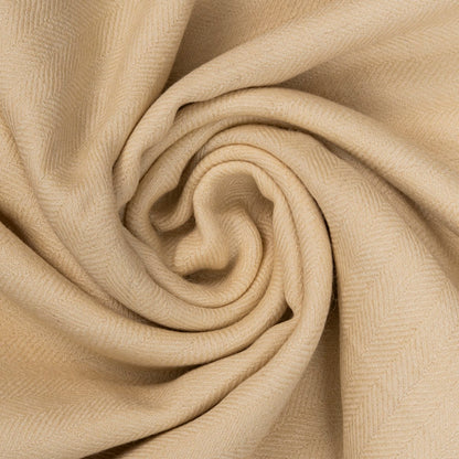 Designer Wool Shawl l Light Gold