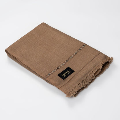 Classic Wool Shawl l Brown