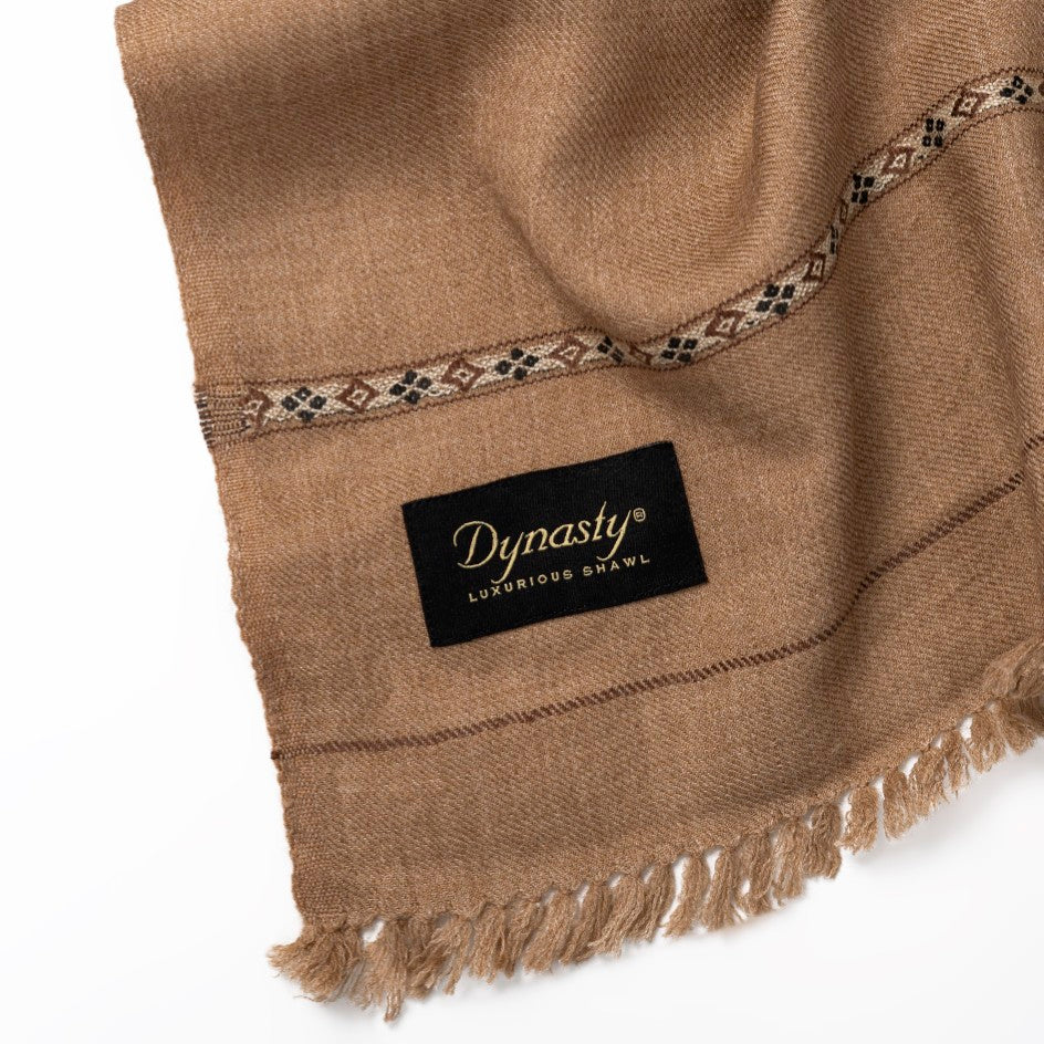 Classic Wool Shawl l Brown