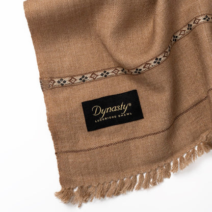 Classic Wool Shawl l Brown