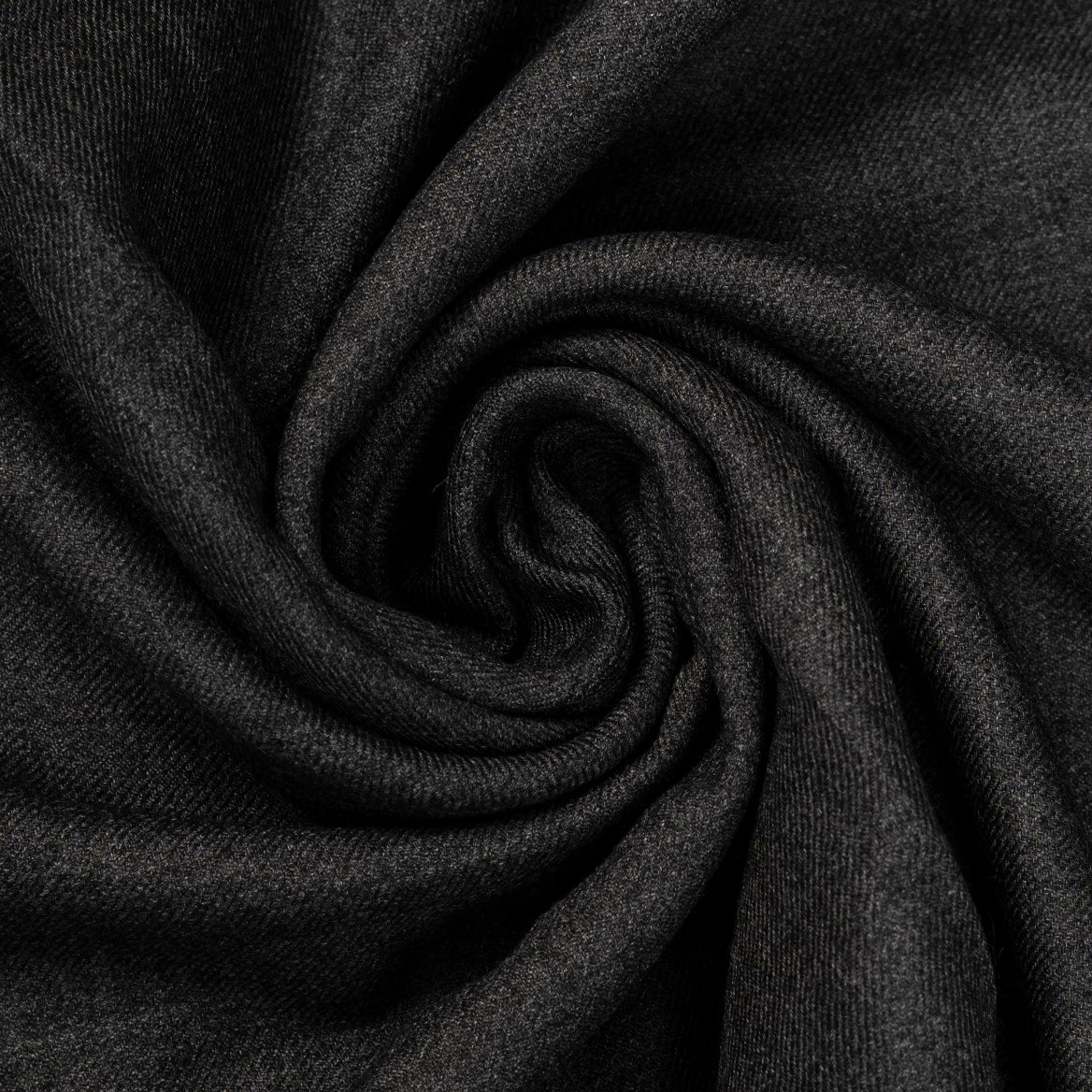 Classic Wool Shawl l Charcoal
