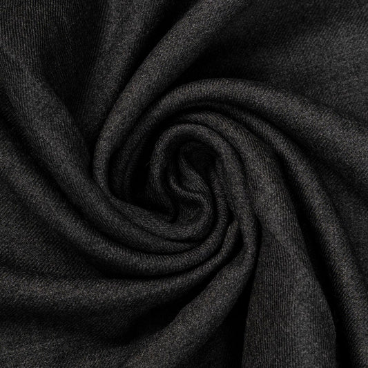 Classic Wool Shawl l Charcoal