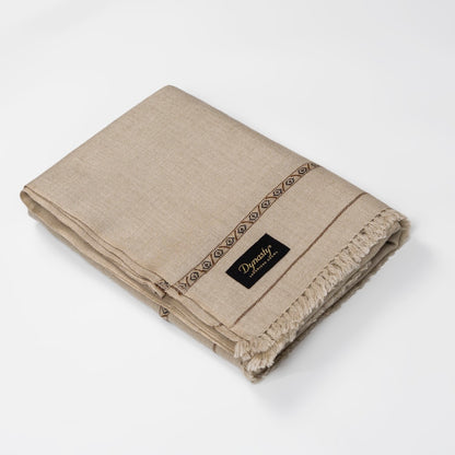 Classic Wool Shawl l Light Grey