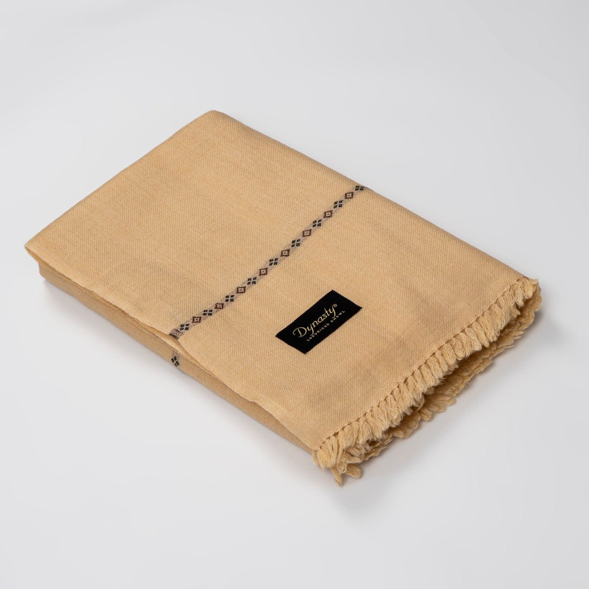 Classic Wool Shawl l Golden