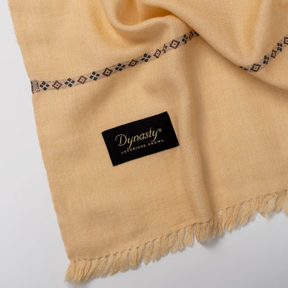 Classic Wool Shawl l Golden