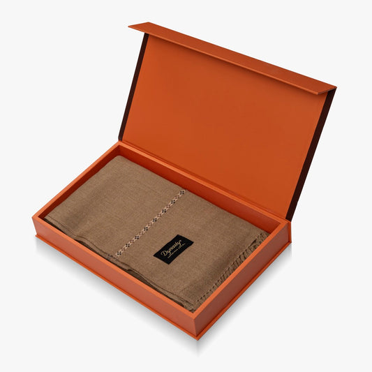 Classic Wool Shawl l Fawn