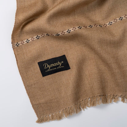 Classic Wool Shawl l Fawn