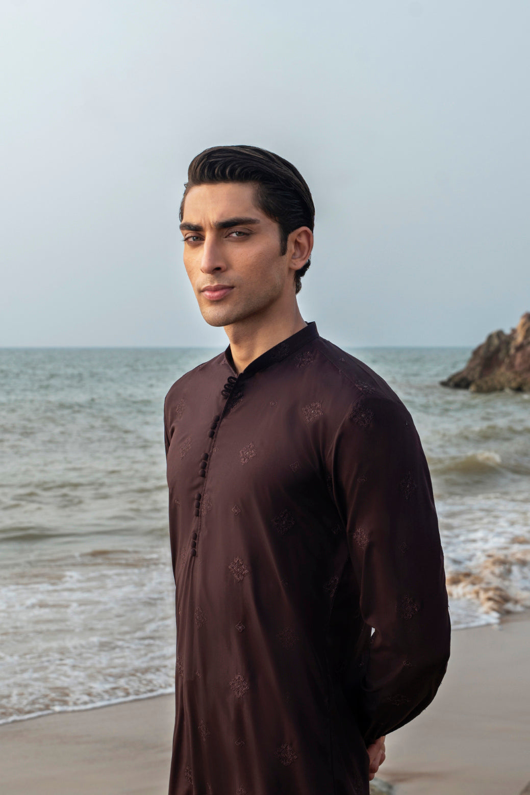 Embroidered Kurta Trouser