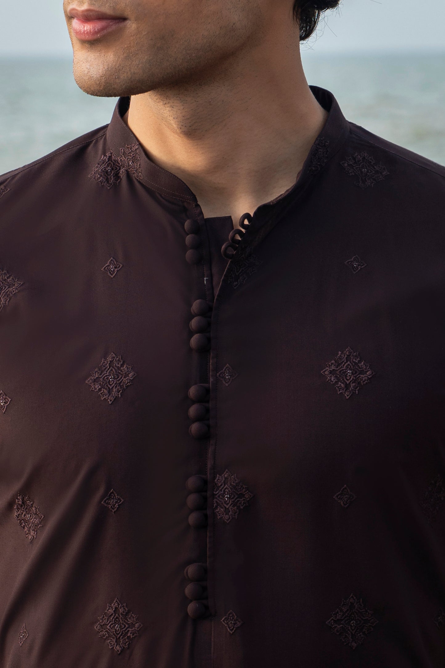 Embroidered Kurta Trouser
