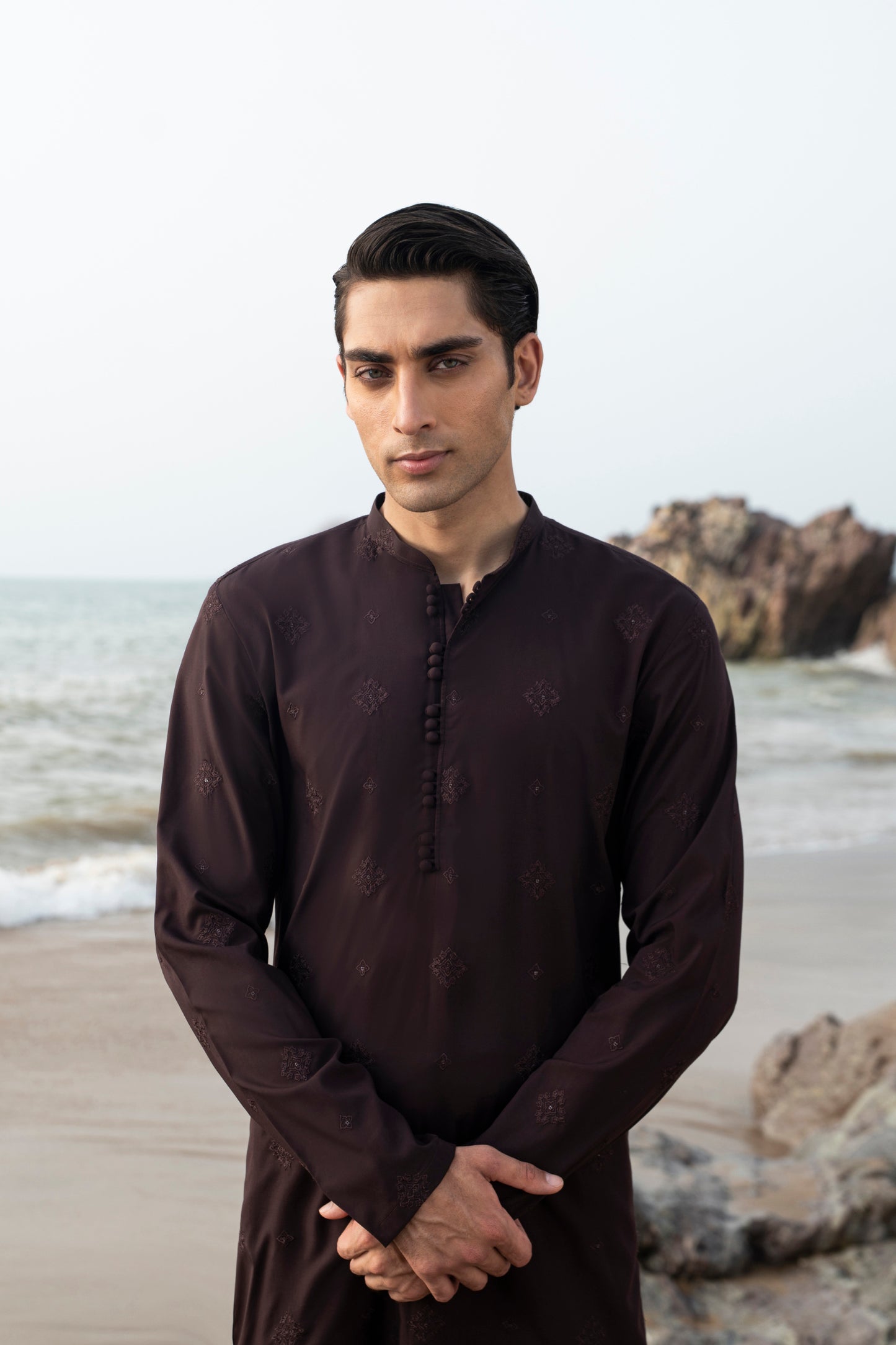 Embroidered Kurta Trouser