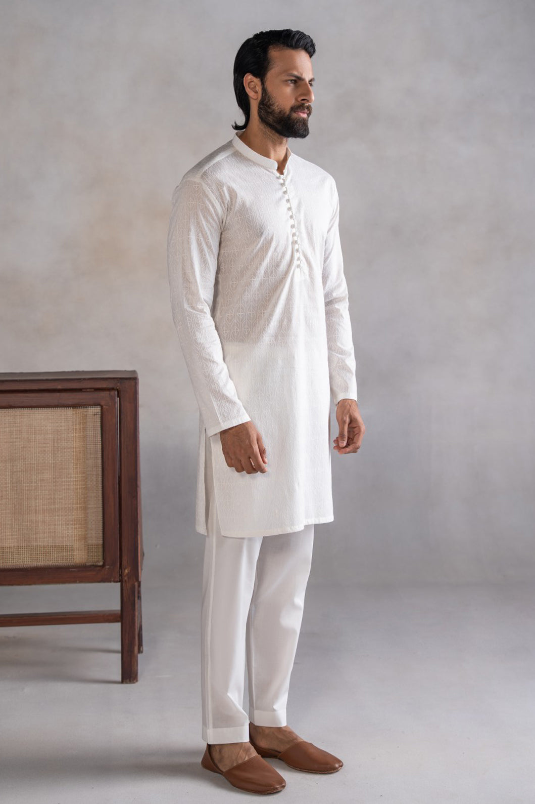 Shiffli Kurta Trouser