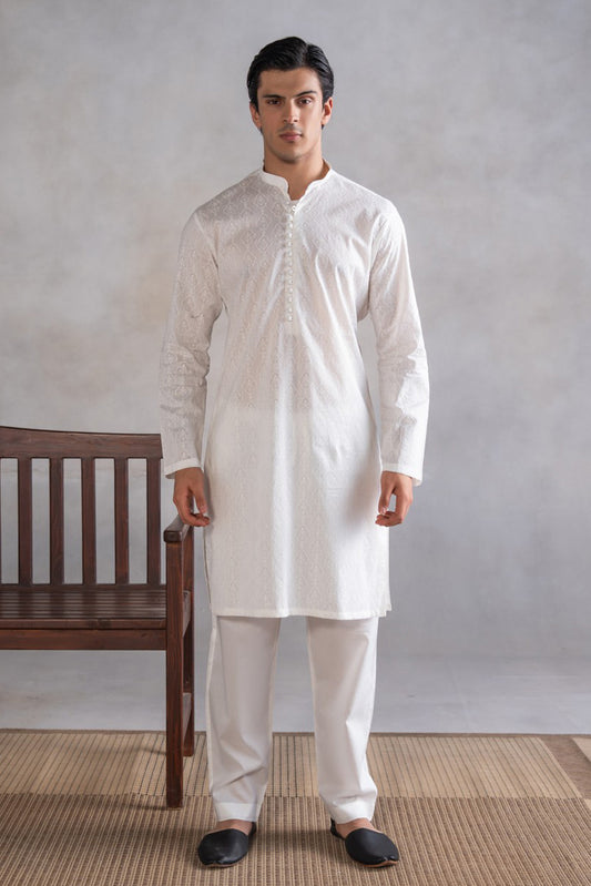 Shiffli Kurta Trouser