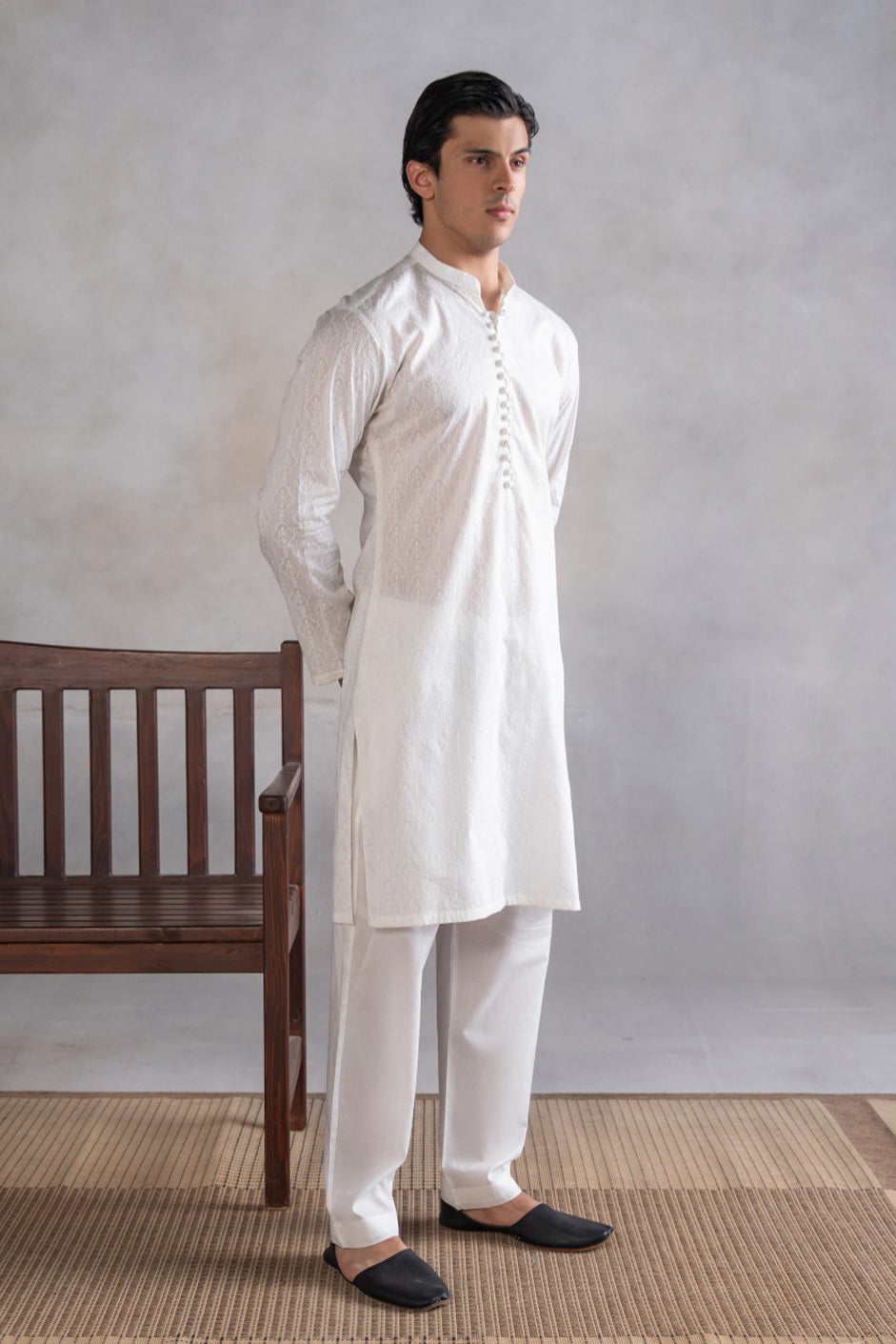 Shiffli Kurta Trouser