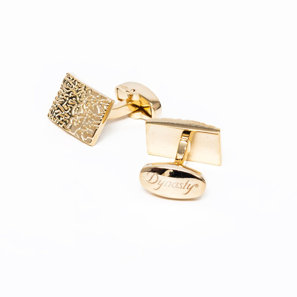 Hammered Gold Cufflinks