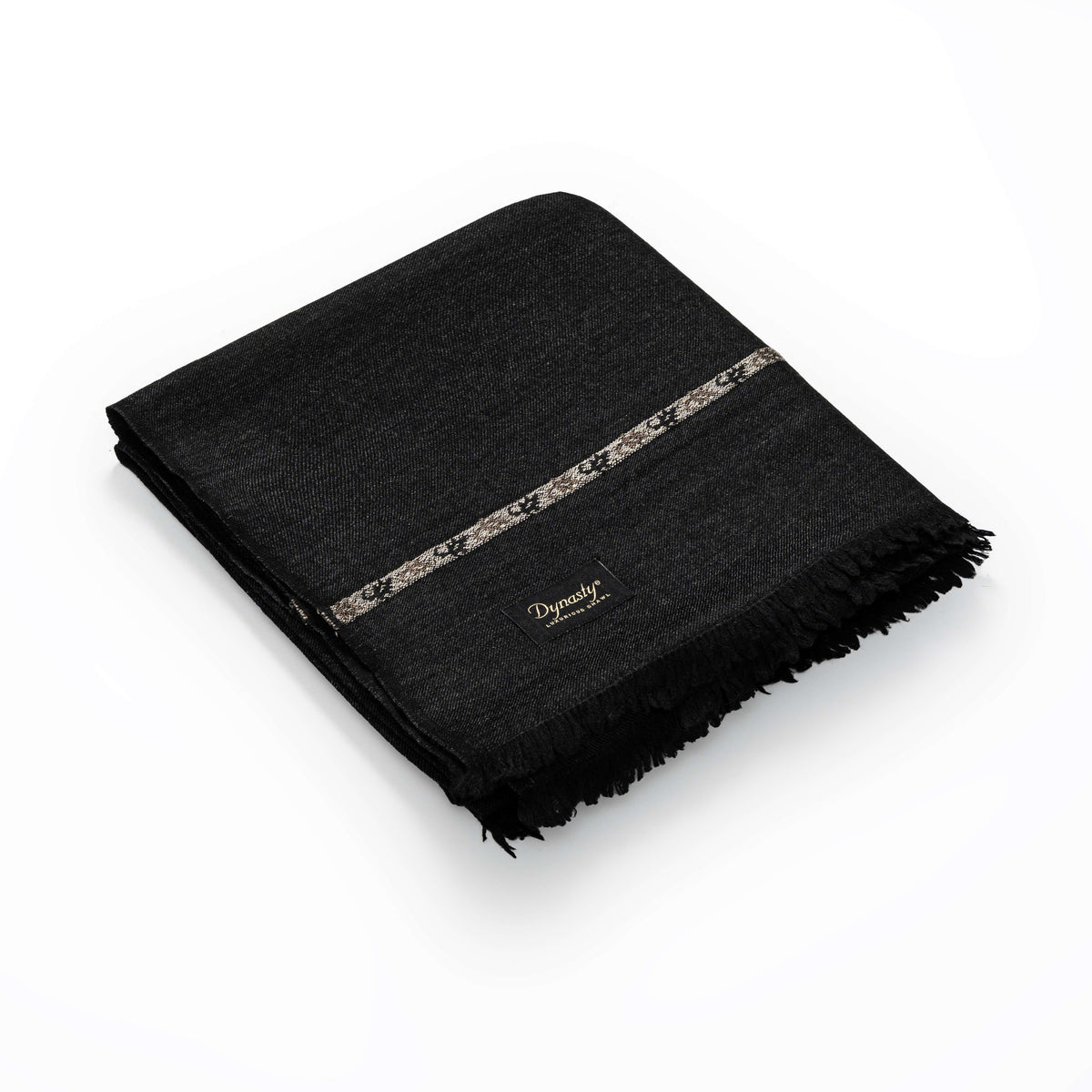 Premium Wool Shawl l Charcoal