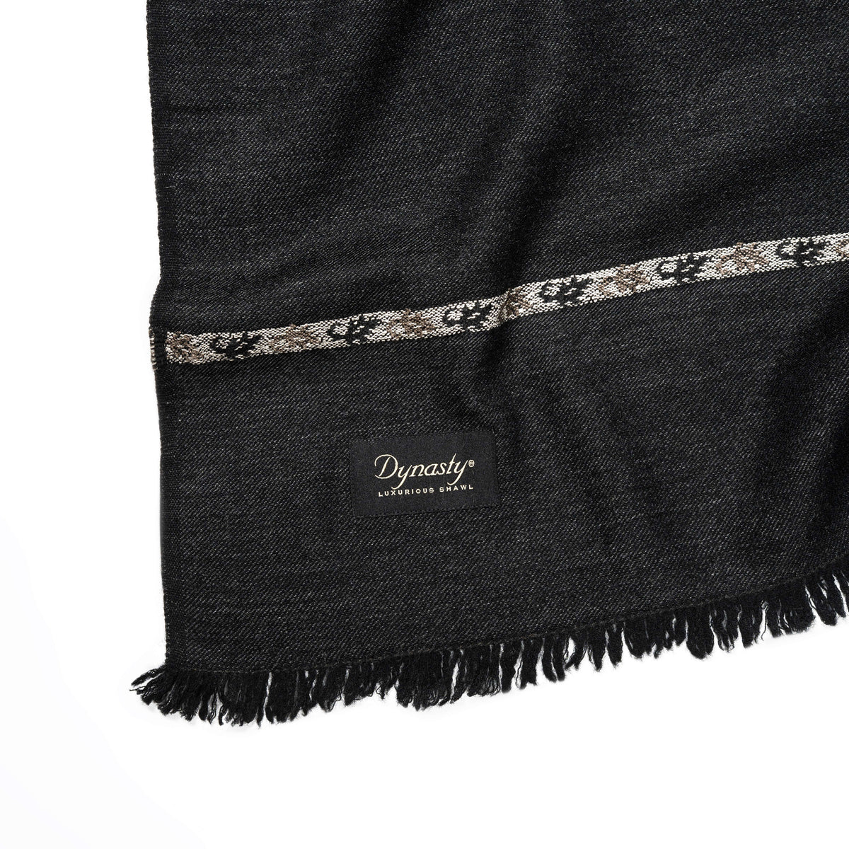 Premium Wool Shawl l Charcoal