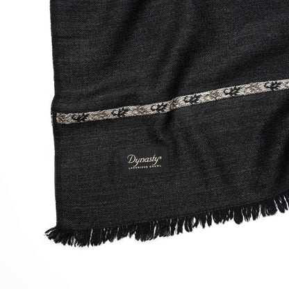 Premium Wool Shawl l Charcoal