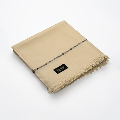 Classic Wool Shawl l Light Beige