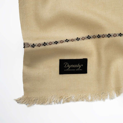 Classic Wool Shawl l Light Beige