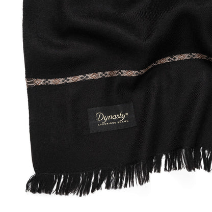 Classic Wool Shawl l Black
