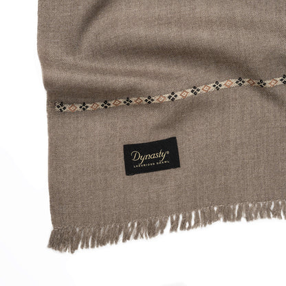 Classic Wool Shawl l Brown