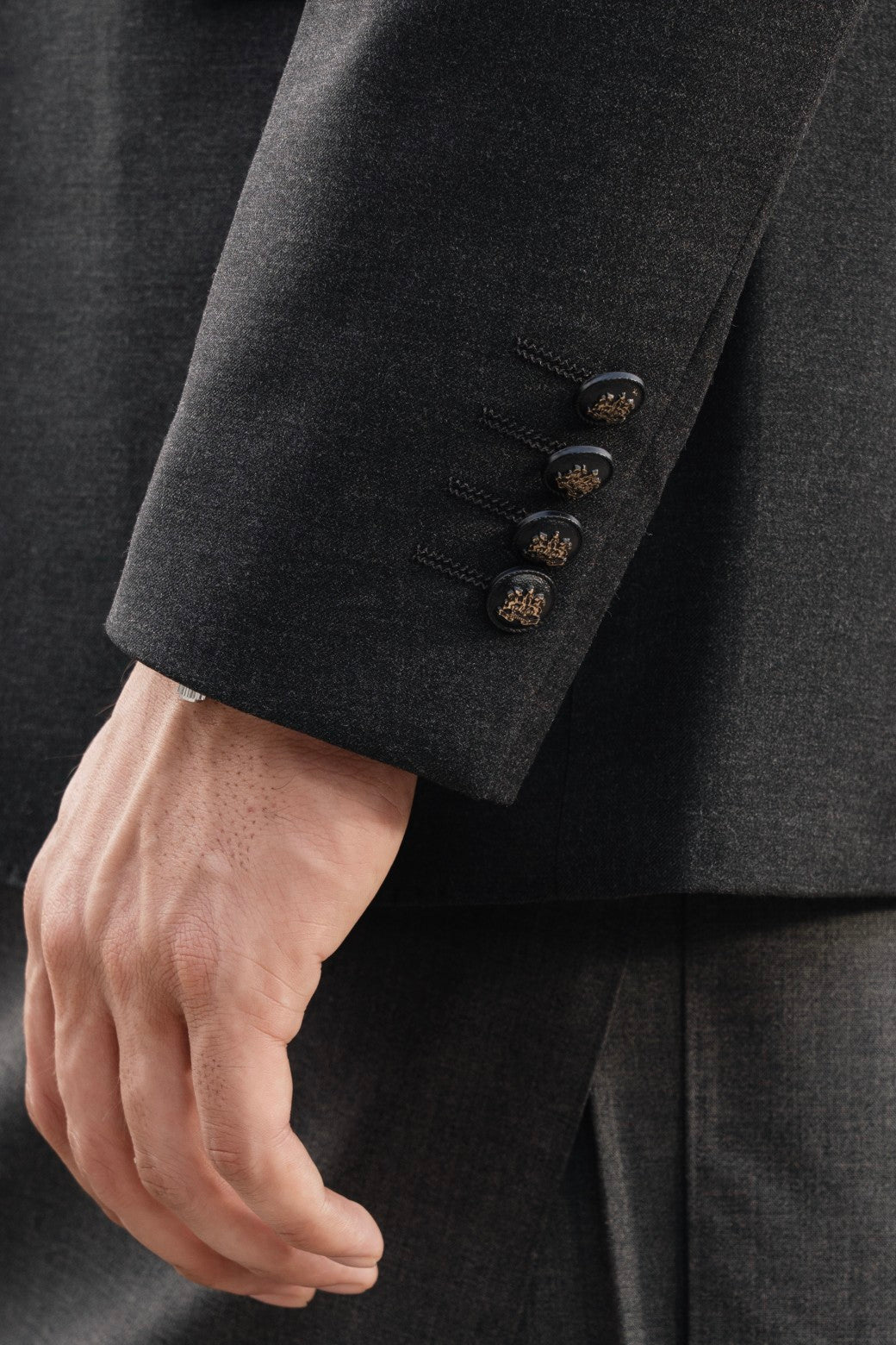 Blended Blazer l Charcoal