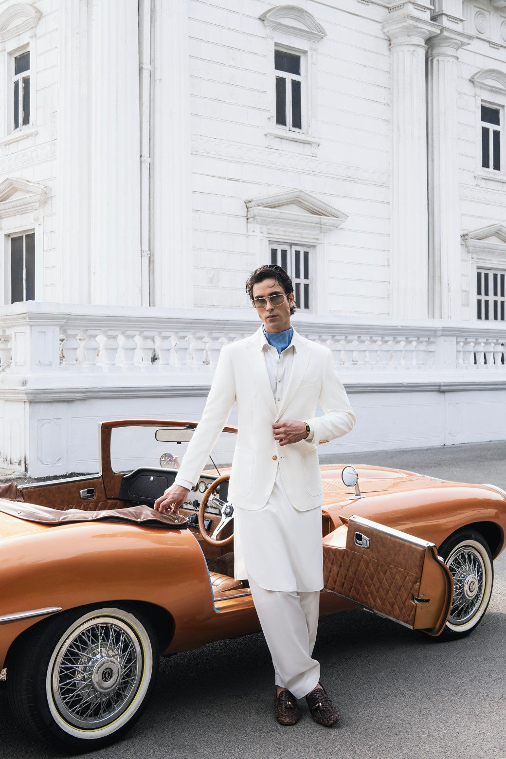 Blended Blazer l White