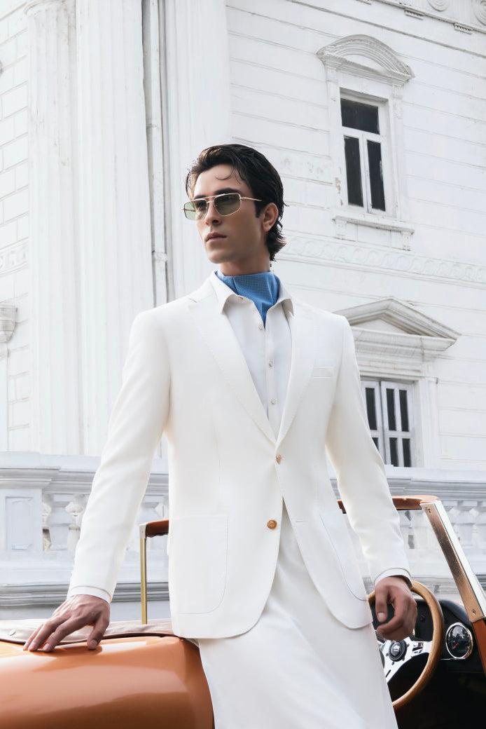 Blended Blazer l White