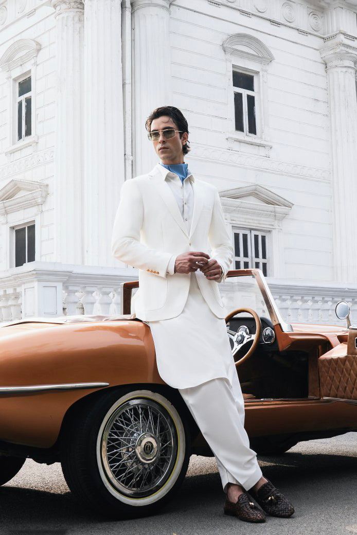 Blended Blazer l White