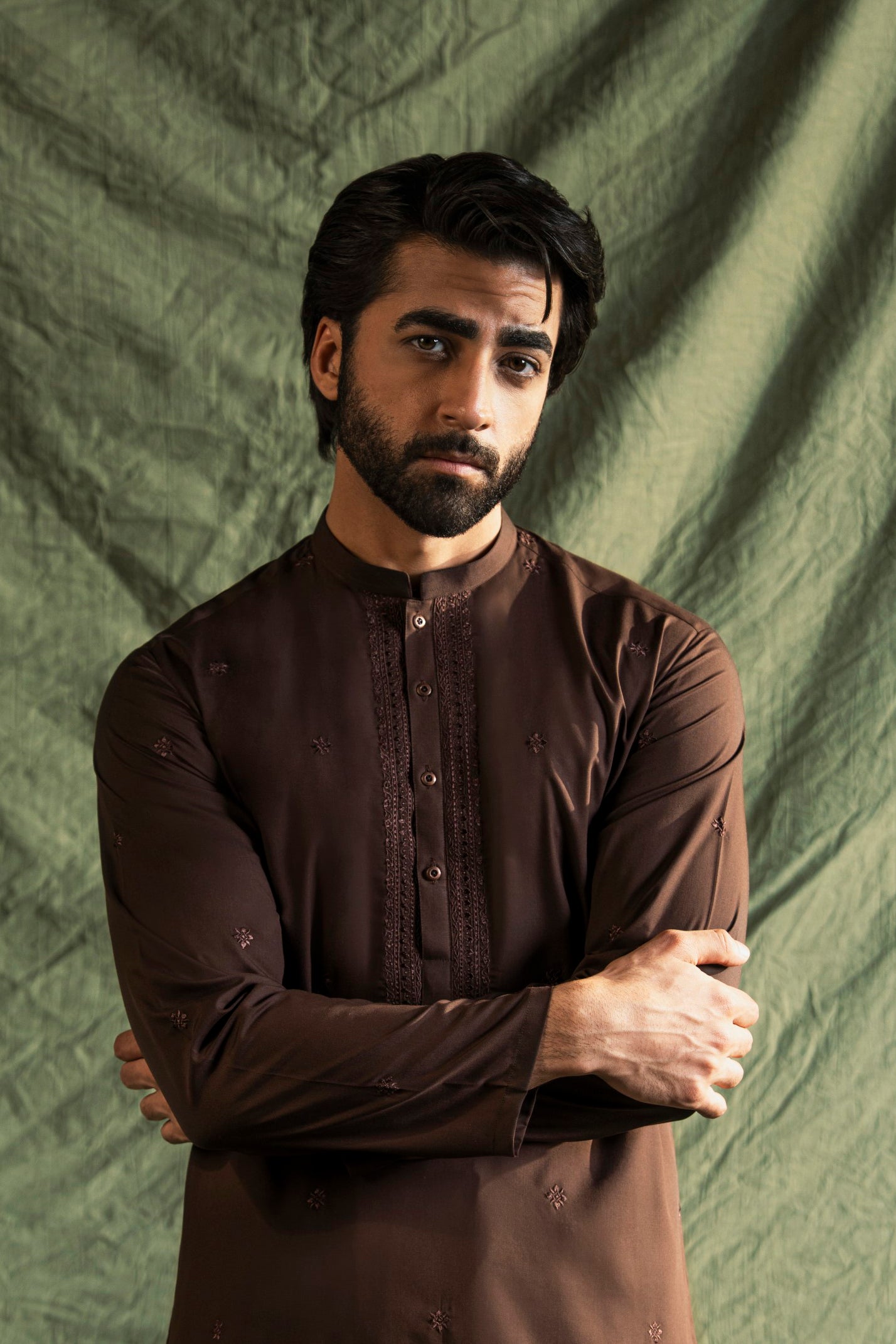 Embroidered Kurta Trouser