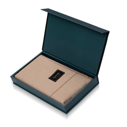 Elegant Wool Shawl l Fawn